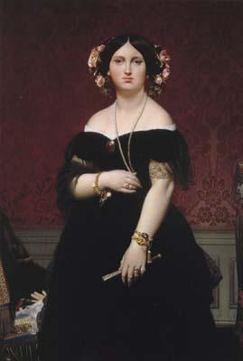 Jean Auguste Dominique Ingres Portrait of Ines Moitessier (mk04)